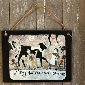 Unique Barbara Olsen Wall Plaque